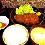 とんかつ檍 - 【上ロースかつ定食…1,200円】◎2012/4