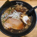 牛もつラーメン 白黒 - 