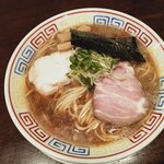 人力俥 - 背脂煮干そば（大盛）