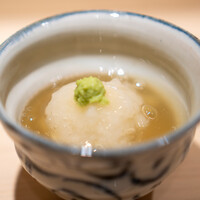新ばし 星野 - メヌケの蕪蒸し