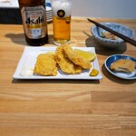 とろろ・海鮮料理 さんすい - 本マグロのハラモ揚げ