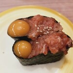 すし江戸 - サーモンユッケ