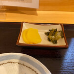 天ぷら 梵 - お漬物