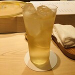 たかおか - 不動の梅酒の水割り