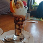 グリーングラス - チョコレートパフェ ミニサイズ500円