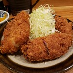 とんかつ 明石 - ミックス定食