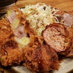 とんかつ 明石 - ミックス定食