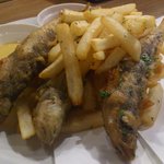 ワイン食堂 イナセヤ キッチン - 目光のフリット(ハーフ)