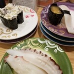 回転寿し トリトン - ４タコ揃い踏み。(笑)