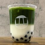 台湾茶屋モクテルストーリー - プレミアム抹茶ラテwithタピオカ