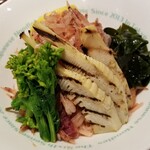 麺屋 六感堂 - ★元祖★ 名残桜つけ麺＋桜海老増し＋桜肉刺し増し