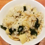 麺屋 六感堂 - あさりと若竹炊込みご飯