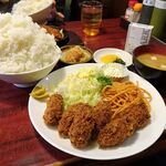 レストラン喫茶 タクト - カキフライ定食（大盛）950円