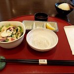 天ぷらふく西 禅と匠 - 天ぷら膳（サラダと大根おろし）（2020.2）