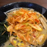 ラーメン中澤 - 味噌ラーメン辛ねぎトッピング