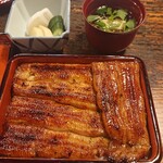 うなぎ 桜家 - 2020年3月　うなぎ重箱（一匹半）　6000円