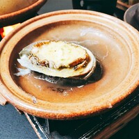 いかだ荘 山上 - 鮑の残酷ステーキ