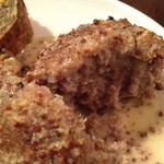 呆喰亭 信夫 - ハンバーグ･粒マスタードソース