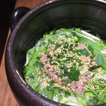 Mama ru - 海鮮ネギトロの土鍋ごはん ¥1300
