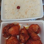 ほかほか弁当ホットフーズ - 唐揚チリ弁当410円