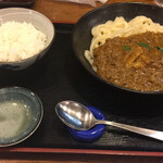 さぬき手打ちうどん 銭形 - キーマカレーうどん