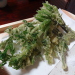 すがわら - おまかせ山菜と野菜の天麩羅（こごみ・タラの芽・蓬・こしあぶら）