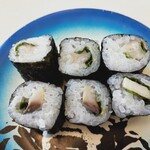 回転寿司すノ家 - サバシソ巻