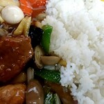 大龍 - 八宝菜とメシのハーフ&ハーフ