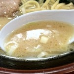 神鷹山 - 白濁したスープ