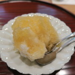 青華こばやし - 晩白柚かき氷