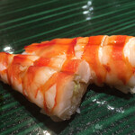 すし伊澤 - ■車海老
      
         熊本県産。
         身が厚く、ふっくら。
         濃厚な味わい♡