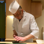 すし伊澤 - 斬る大将✨