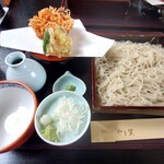 手打そば やま賀 - 桜えびせいろ