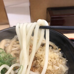 Douraku Udon - うどんのアップ