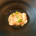 レストラン オオツ - 蛤と蕪のコンソメ