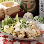 ● Homemade squid tempura tartare nanban