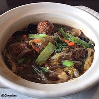 中国料理 豪華 - 肉団子､春雨､白菜のｵｲｽﾀｰ煮