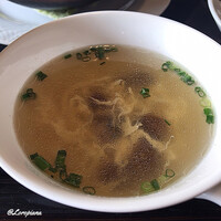 中国料理 豪華 - 卵と滑子の中華ｽｰﾌﾟ