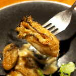 M'ama non M'ama - ソテーされた牡蠣は小さいが、ぐっと来る強い旨味があり、これは美味しい！