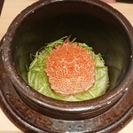 肉屋 田中 - 毛ガニご飯