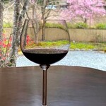 プティレストラン グーテ - グラス赤ワイン