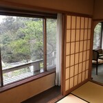 旅亭半水廬 - 2階から庭を望む