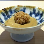 寿司 藤やま - 鮑の肝ソースリゾット