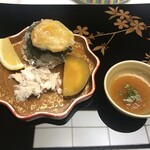 旅亭半水廬 - 鯛塩釜焼 栄螺 レモン 安納芋