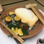旅亭半水廬 - 名物料理：鯛塩釜焼