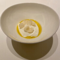 カンテサンス - スペシャリテ　山羊のミルクのババロア