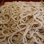 手打ち蕎麦 ほかげ - 鴨せいろ　ズームアップ