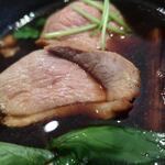 手打ち蕎麦 ほかげ - 鴨せいろ　ズームアップ