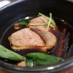 手打ち蕎麦 ほかげ - 鴨せいろ　ズームアップ