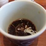 手打ち蕎麦 ほかげ - 蕎麦湯を楽しむ